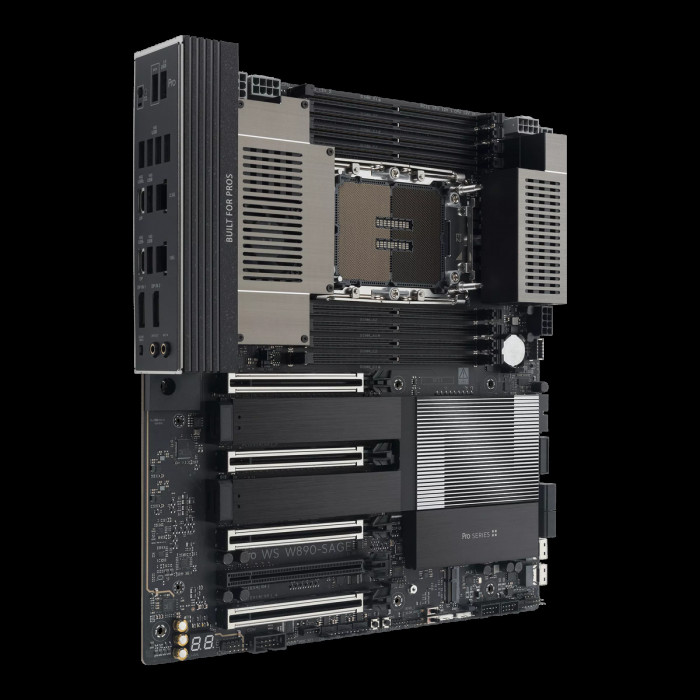 Материнская плата ASUS PRO WS W890-SAGE LGA4710 EEB 8xDDR5 7xPCIEx16