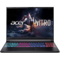 Ноутбук Acer Nitro V 16S ANV16S-71-71MF Intel Core 7 240H/16Gb (1*16 D5)/SSD1Tb/RTX5060 8Gb (85W)/16'/IPS/WQXGA/2560x1600/180Hz/NoOS/RJ-45/Black/2.1kg