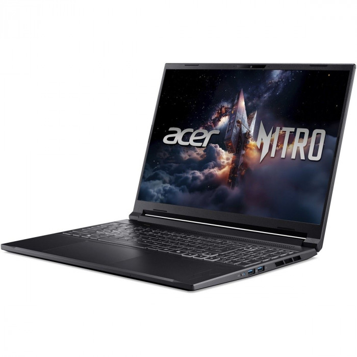 Ноутбук Acer Nitro V 16S ANV16S-71-71MF Intel Core 7 240H/16Gb (1*16 D5)/SSD1Tb/RTX5060 8Gb (85W)/16'/IPS/WQXGA/2560x1600/180Hz/NoOS/RJ-45/Black/2.1kg