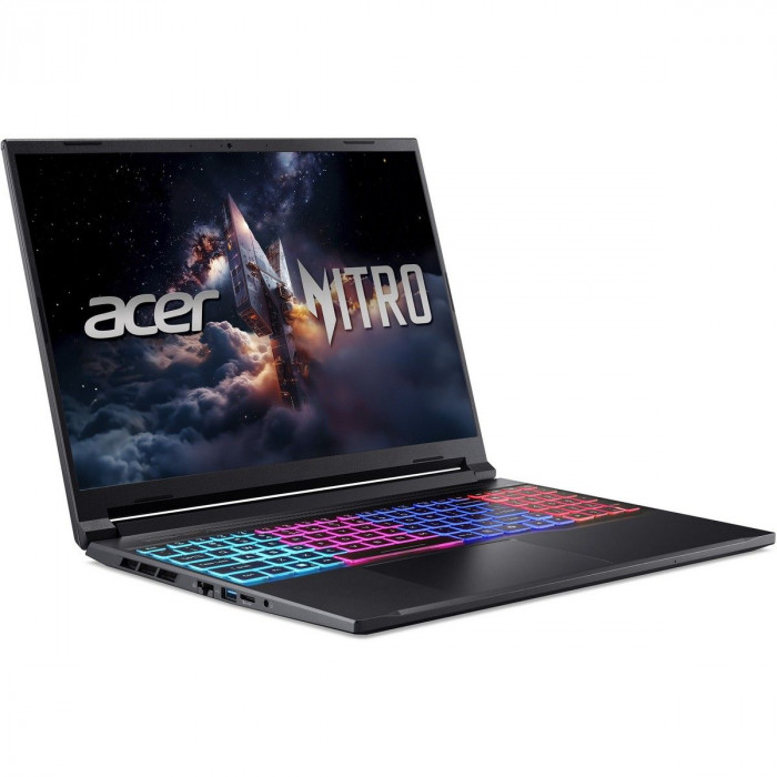 Ноутбук Acer Nitro V 16S ANV16S-71-71MF Intel Core 7 240H/16Gb (1*16 D5)/SSD1Tb/RTX5060 8Gb (85W)/16'/IPS/WQXGA/2560x1600/180Hz/NoOS/RJ-45/Black/2.1kg