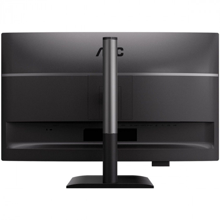 Монитор 27' AOC Q27P4CV   IPS, 2560x1440, 120Hz, 4ms, 350сd/m, 1500:1 | HDMI(2.0), DP(1.4), Type-C(PD-96W), 4xUSB 3.2, RJ45 | HAS, Pivot, Swivel, InPSU, Speakers, Vesa 100, Black