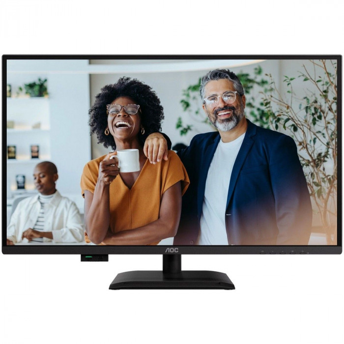 Монитор 27' AOC Q27P4CV   IPS, 2560x1440, 120Hz, 4ms, 350сd/m, 1500:1 | HDMI(2.0), DP(1.4), Type-C(PD-96W), 4xUSB 3.2, RJ45 | HAS, Pivot, Swivel, InPSU, Speakers, Vesa 100, Black