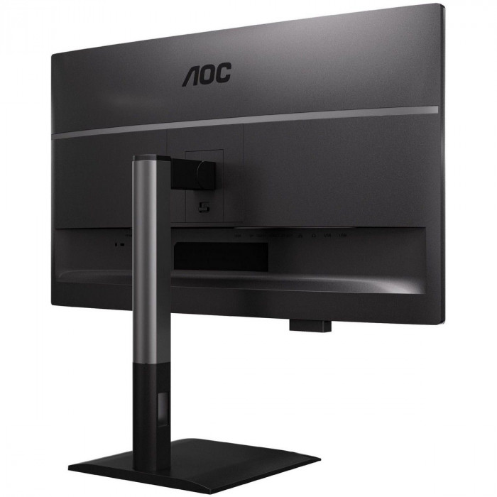 Монитор 27' AOC Q27P4CV   IPS, 2560x1440, 120Hz, 4ms, 350сd/m, 1500:1 | HDMI(2.0), DP(1.4), Type-C(PD-96W), 4xUSB 3.2, RJ45 | HAS, Pivot, Swivel, InPSU, Speakers, Vesa 100, Black