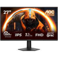 Монитор 27' AOC 27G50Z  Fast IPS, 1920x1080, 260Hz, 1ms, 300сd/m, 3000:1 | 2xHDMI(2.0), DP(1.4) |  ExPSU, Vesa 100, Black