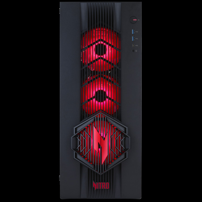 Настольный ПК Acer Nitro 70 N70X3D-100 AMD Ryzen 7 9800X3D/32Gb/SSD1Tb/RTX5080 16Gb/PSU 1200W/NoOS/Black (DG.E5ACD.008)