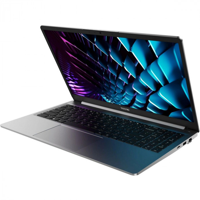 Ноутбук TECNO MegaBook K15SDA AMD Ryzen 5 7430U/16Gb (2*8 D4)/SSD512Gb/15.6'/IPS/FHD/1920x1080/60Hz/Win11/RJ-45/Grey/1.75kg