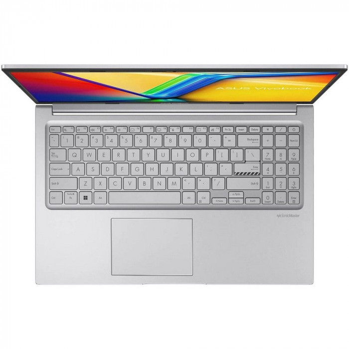 Ноутбук ASUS Vivobook 15 F1504VA-BQ336 Intel Core 5 120U/16Gb (D5)/SSD512Gb/UMA/15.6'/IPS/FHD/1920x1080/60Hz/NoOS/Silver/1.7kg