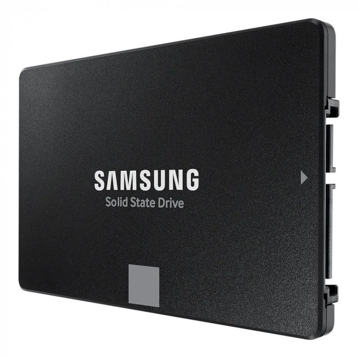 Твердотельный накопитель SSD Samsung 870 EVO MZ-77E500 500GB 2.5' Client SATA 6Gb/s, 560/530, MTBF 1.5M, 3D V-NAND TLC,  512MB, 300TBW, 0,33DWPD, RTL (545924)