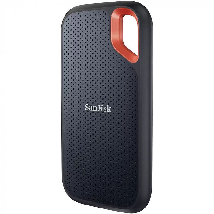 Твердотельный накопитель SSD SanDisk Extreme 2TB Portable SSD - up to 1050MB/s Read and 1000MB/s Write Speeds, USB 3.2 Gen 2, 2-meter drop protection and IP55 resistance