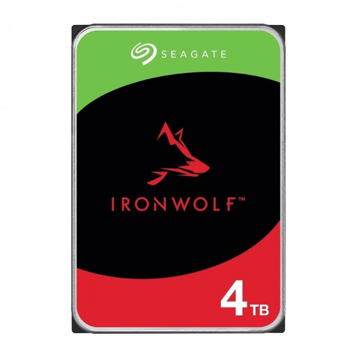 Жесткий диск Seagate IronWolf 4TB, 3.5', 5400 RPM, 256MB, SATA-III ST4000VN006