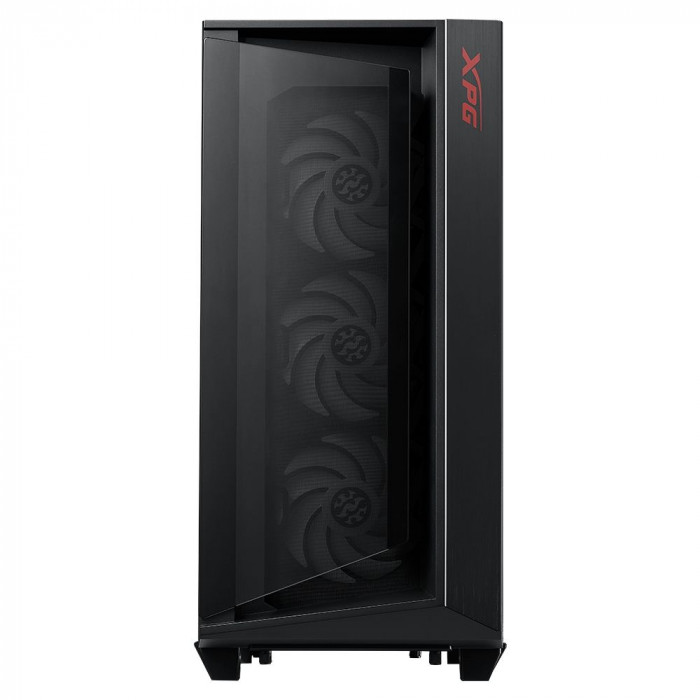 Корпус XPG CRUISER Black [CRUISERST-BKCWW] (Midi-Tower, черный, TG, 120mm ARGB fan*3)