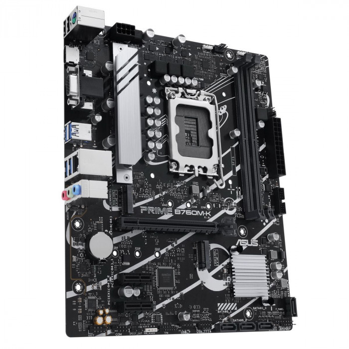 Материнская плата ASUS PRIME B760M-K LGA1700 mATX 2xDDR5 PCIEx16 2xPCIEx1 2xM.2 HDMI VGA 2.5GLAN
