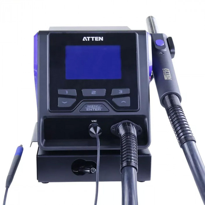 Термовоздушная паяльная станция Atten GT-8102 , 230В(1000Вт), двухканальная, ваккумный манипулятор