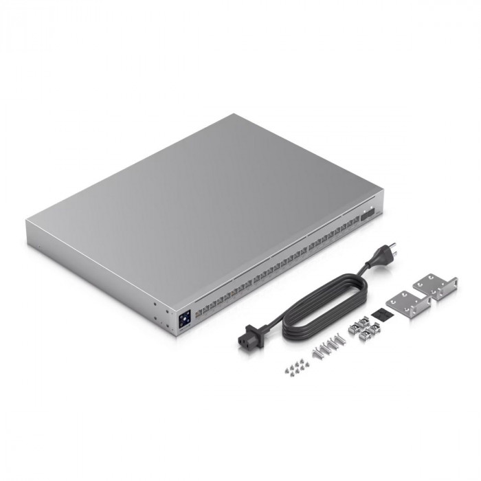 Коммутатор Ubiquiti USW-Pro-Max-24 24-port, Layer 3 Etherlighting™ switch with 16х1G RJ45, 8x2.5G, 2х10G SFP+