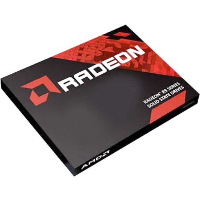Твердотельный накопитель SSD AMD Radeon R5 R5SL480G 480GB 2.5'  Client SATA 6Gb/s, 565/527, IOPS 84/66K, MTBF 2M, 3D TLC, 240TBW, RTL (181241)