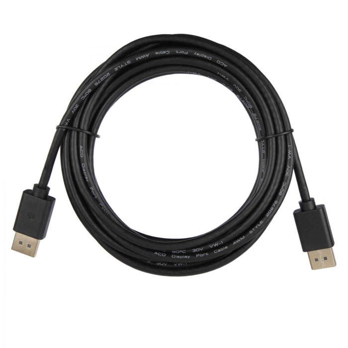 Кабель ACD-DDPM2-50B |ACD-DDPM2-50B| DisplayPort 1.2,  Golden Plated, 20m/20m, Черный, 5м, (742385)