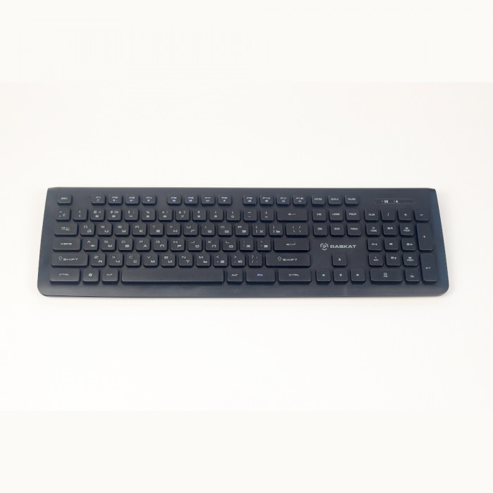 Комплект клавиатура и мышь ACD беспроводной Raskat BX6200 |ACD-BX6200-RBB| Клавиатура Raskat AX620 черная, 103 клавиши, |ACD-BX6200-RBB| защита от влаги, Мышь Raskat MX36 черная, оптическая, 1200dpi, 3 кнопки, 2.4GHz USB Nano до 10м, brown box {20}