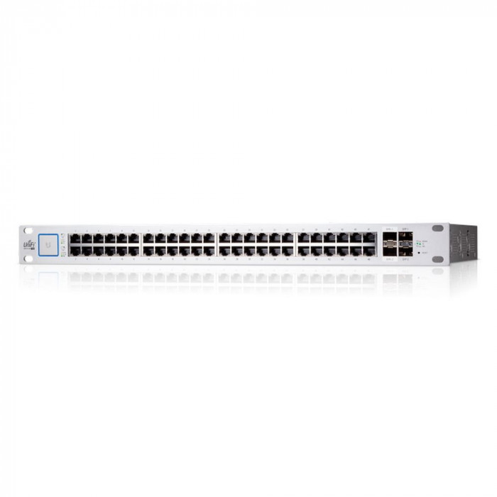 Коммутатор Ubiquiti UniFi Switch 48 PoE |USW-48-PoE| Ubiquiti PoE-коммутатор в стойку, 48х 1G RJ45, 4х SFP, раздача 195 |USW-48-PoE| Вт, (072146)