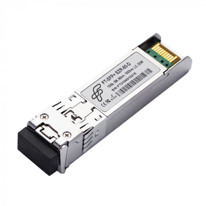 Волоконно-оптический приемопередатчик Fibertrade FT-SFP+-EZR-80-D Трансивер