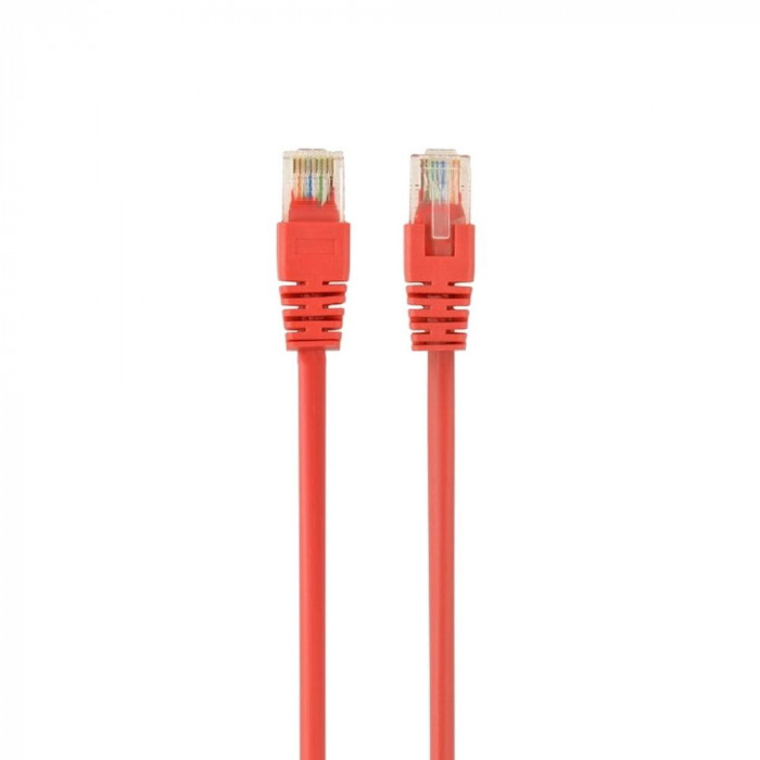 Патч-корд UTP Cablexpert PP12-1.5M/R кат.5e, 1.5м, литой, многожильный (красный)  (078146)