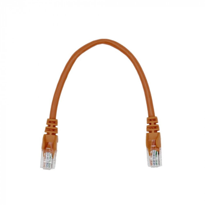 Патч-корд ACD-LPU6Z-5DN  Cat6 UTP 26AWG 4Pair, CU, LSZH, Коричневый, 0.5м