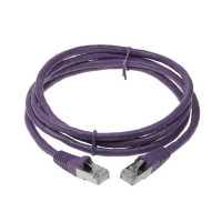 Патч-корд ACD-LPS6AZ-30P  Cat6a SSTP 26AWG 4Pair, CU, LSZH, Пурпурный, 3м