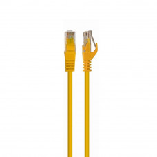 Патч-корд UTP Cablexpert PP6U-0.5M/Y кат.6, 0.5м, литой, многожильный (жёлтый)