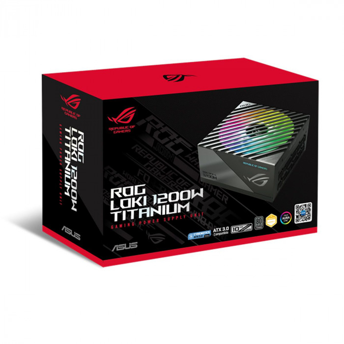 Блок питания ASUS ROG-LOKI-1200T-SFX-L-GAMING /PSU, CE+UK