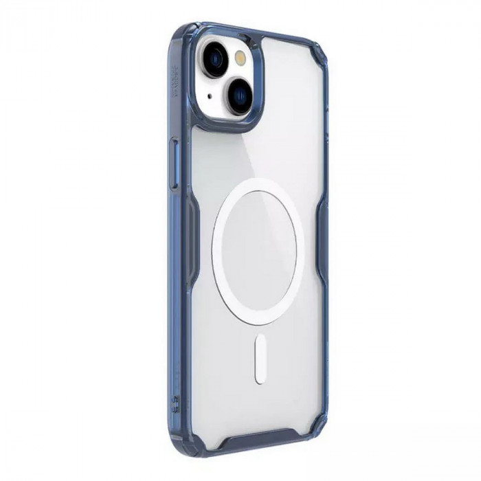 Чехол Nature TPU Pro Magnetic Case, Blue, (iPhone15 Plus)