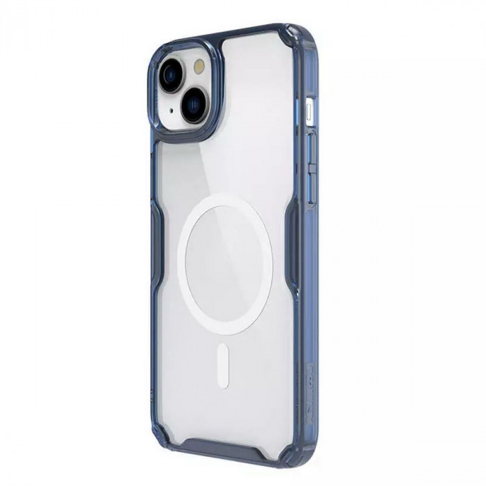 Чехол Nature TPU Pro Magnetic Case, Blue, (iPhone15 Plus)