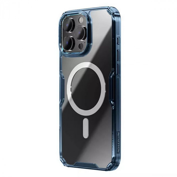 Чехол Nature TPU Pro Magnetic Case, Blue, (iPhone16 Pro)