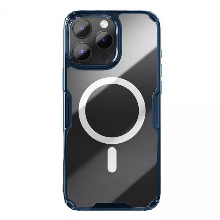 Чехол Nature TPU Pro Magnetic Case, Blue, (iPhone16 Pro)