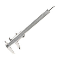 Штангенциркуль Deli DL92150C  150мм, нержавеющая сталь, метрическая/дюймовая шкала, кейс
