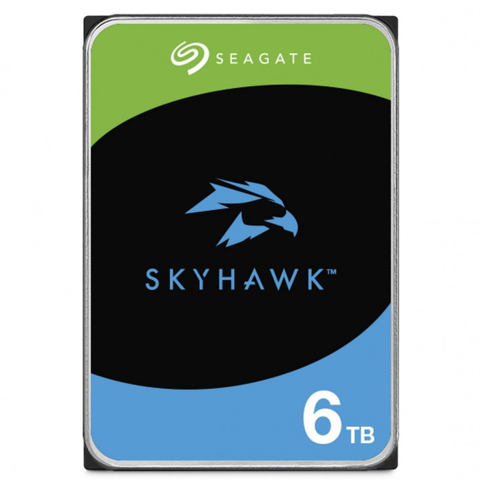 Жесткий диск 3.5' 6TB Seagate SkyHawk Surveillance HDD ST6000VX008 SATA 6Gb/s, 5400rpm 256MB, 24x7