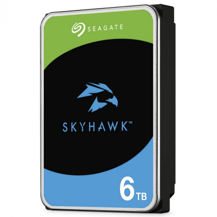 Жесткий диск 3.5' 6TB Seagate SkyHawk Surveillance HDD ST6000VX008 SATA 6Gb/s, 5400rpm 256MB, 24x7