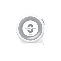 Рулетка 'Home Series White' Deli H8103A 3м х 19мм, клипса, шнурок, эксклюзивный дизайн