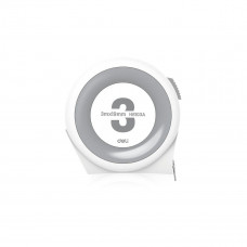 Рулетка 'Home Series White' Deli H8103A 3м х 19мм, клипса, шнурок, эксклюзивный дизайн