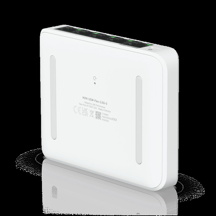 Коммутатор Ubiquiti UniFi Switch Flex Mini 2.5G Compact, 5-port 2.5G switch that can be powered with PoE or a USB-C adapter.