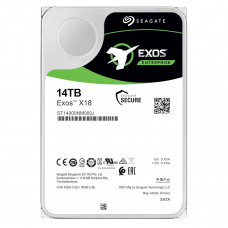 Жесткий диск серверный Seagate 3.5' 14TB Exos X18 ST14000NM000J SATA 6Gb/s, 7200rpm, 256MB