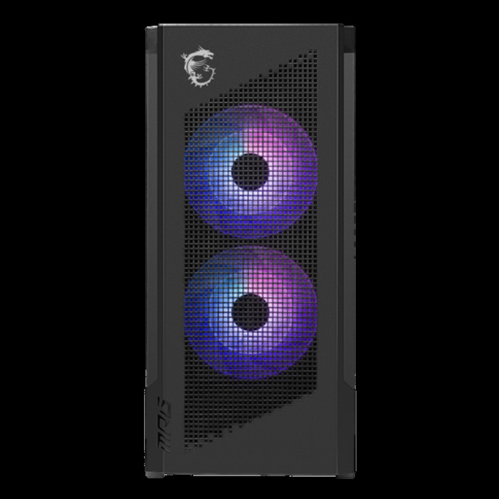 Корпус для ПК MSI MPG VELOX 300R AIRFLOW PZ, Global, 2xUSB 3.2 Gen 1, 1xUSB 3.2 Gen2 Type-C,2x160mm ARGB Fan, 1x120mm