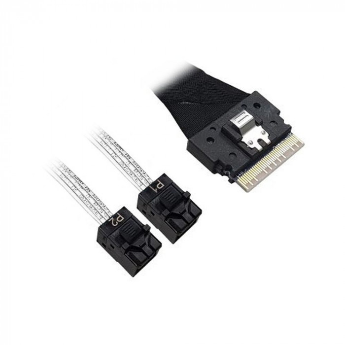 Кабель Luxshare L285SL014-SD-R    Slimline  SASx8  -to- 2 HDmSAS x4,1m (C54243)