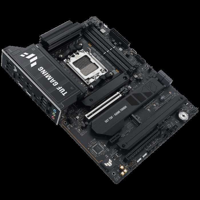 Материнская плата ASUS TUF GAMING X870E-PLUS WIFI7 AM5 ATX 4xDDR5 2xPCIEx16 PCIEx1 4xM.2 2хUSB-C HDMI 2.5GLAN Wi-Fi 7