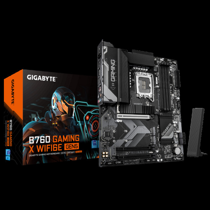 Материнская плата Gigabyte B760 GAMING X WIFI6E GEN5, RTL