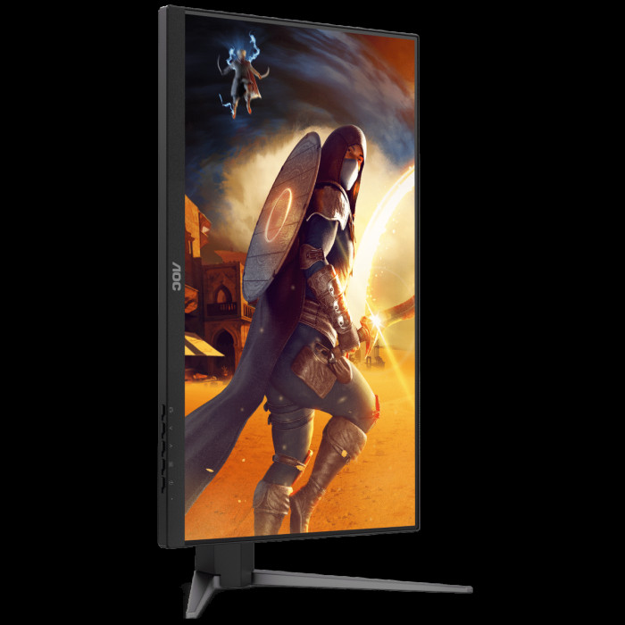 Монитор 23.8' AOC 24G4H  IPS, 1920x1080, 200Hz, 0,3ms, 300сd/m, 1000:1, HDR10 | HDMI(2.0), DP(1.4) | HAS, Pivot, Swivel, InPSU, Vesa 100, Black