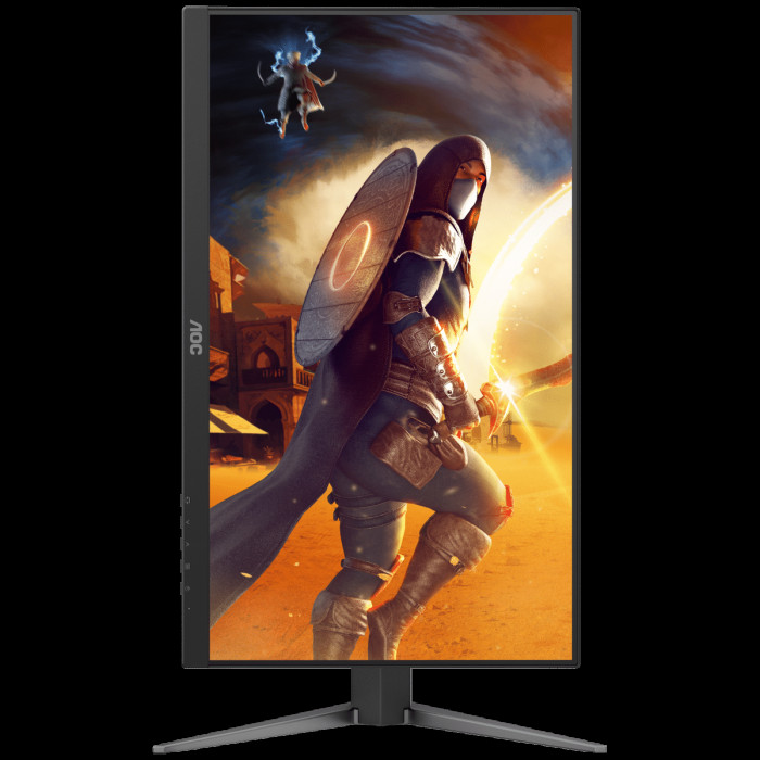 Монитор 23.8' AOC 24G4H  IPS, 1920x1080, 200Hz, 0,3ms, 300сd/m, 1000:1, HDR10 | HDMI(2.0), DP(1.4) | HAS, Pivot, Swivel, InPSU, Vesa 100, Black