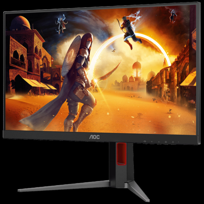 Монитор 23.8' AOC 24G4H  IPS, 1920x1080, 200Hz, 0,3ms, 300сd/m, 1000:1, HDR10 | HDMI(2.0), DP(1.4) | HAS, Pivot, Swivel, InPSU, Vesa 100, Black