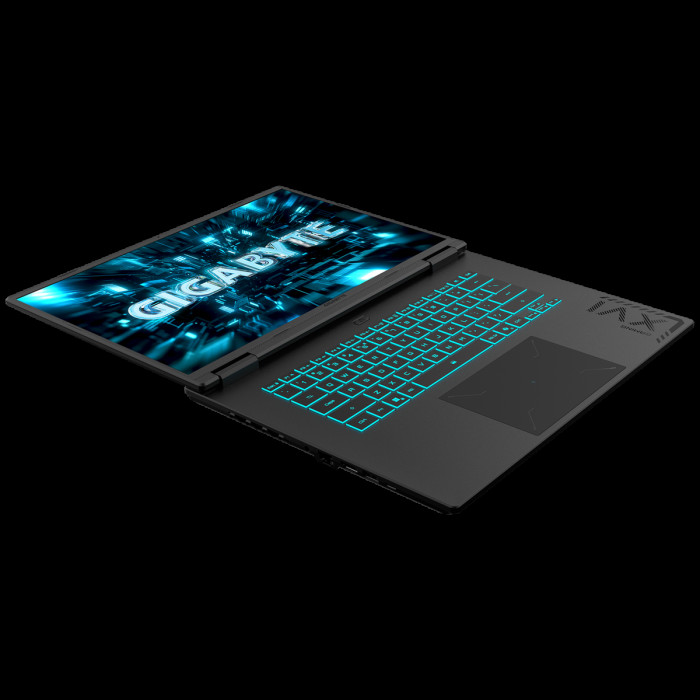 Ноутбук Gigabyte Gaming A16 PRO GA6DH Intel Core 7 240H/32Gb (soldered D5)/SSD1Tb/RTX5080 16Gb (115W)/16'/IPS/WQXGA/2560x1600/165Hz/NoOS/RJ-45/Black/2.3kg