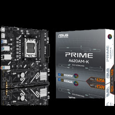 Материнская плата ASUS PRIME A620AM-K AM5 mATX 2xDDR5 PCIEx16 PCIEx1 M.2 DP HDMI GLAN