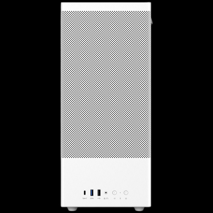 Корпус для ПК ACD Citadel 108W ATX, Type-C + 2XUSB ports + HD audio combo, Mesh, TG, White.