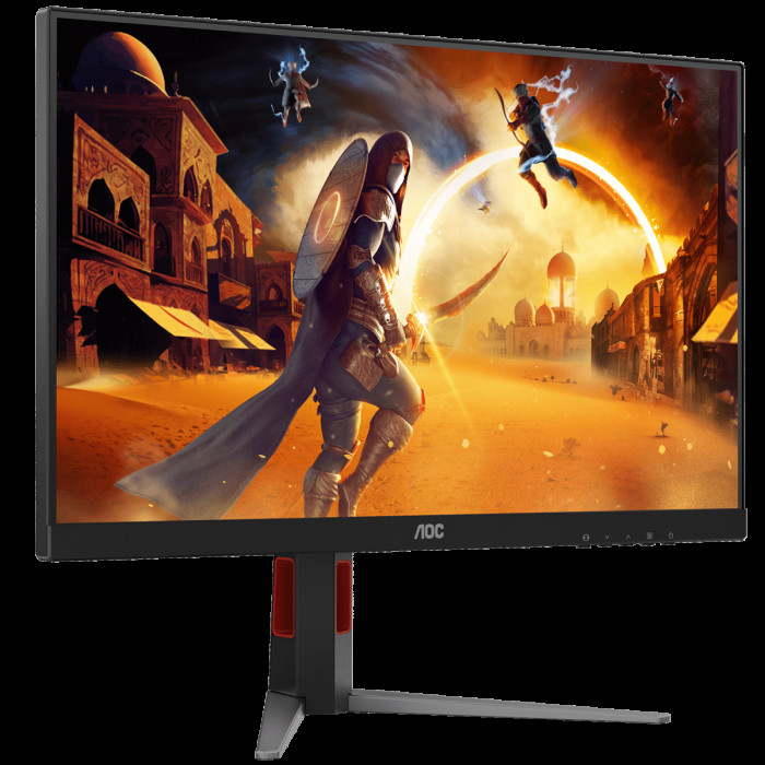 Монитор 27' AOC Q27G4Z Black  (2560x1440, IPS, 260Hz, 350cd, 0.3ms, HDMI-2.0, DP-1,4, Speakers, FreeSync, Flicker Free, Pivot, VESA, 3Y)